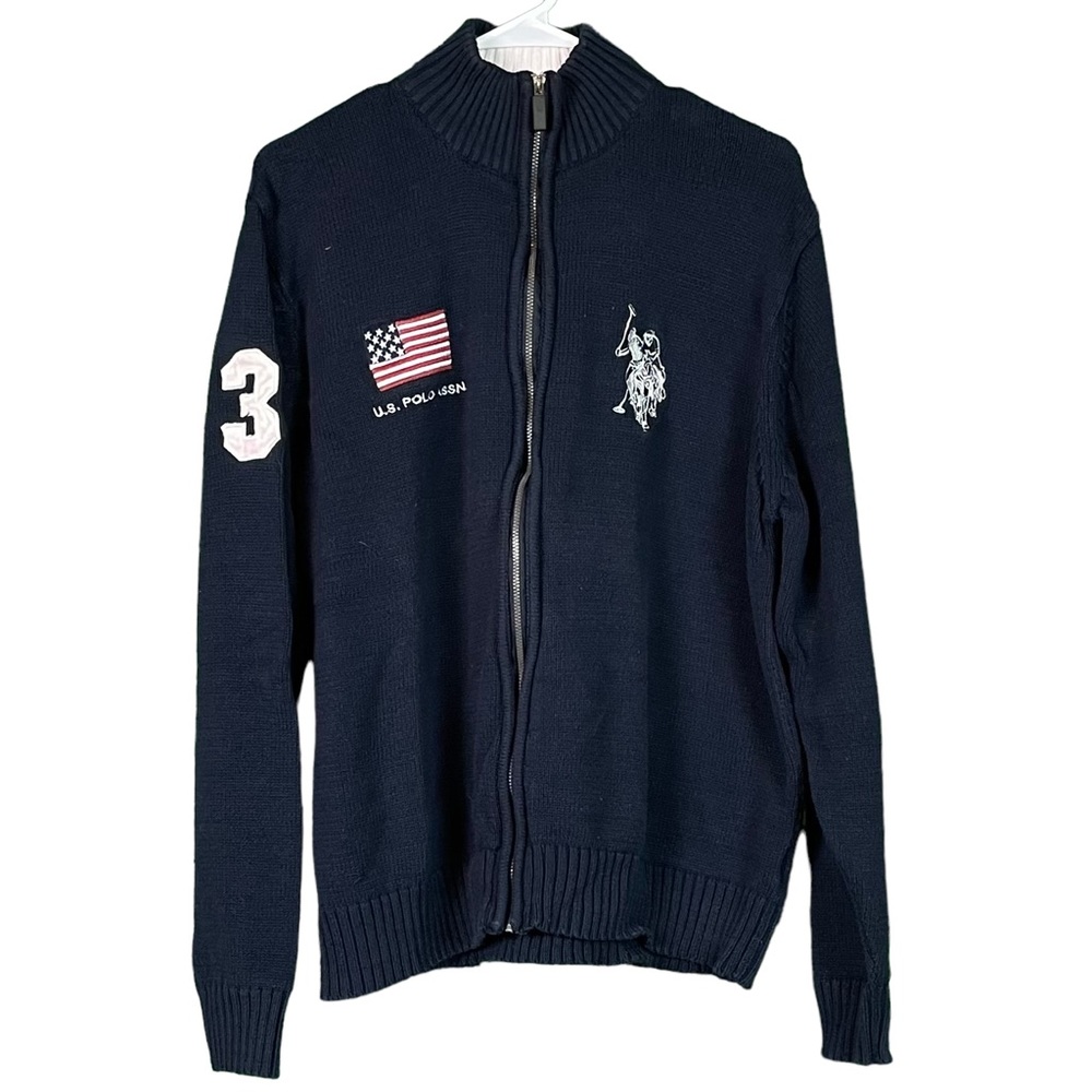 US Polo Assn Sweater Knit Jacket
